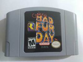 Conker&#39;s Bad Fur Day N64 Video Game Card Usa - $25.00