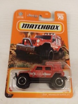 Matchbox 2023 #42 Red Jeep Wrangler Superlift SUV MBX Off Road Series MOC - £7.81 GBP