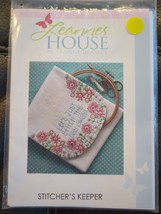 Leanne&#39;s House STITCHERS KEEPER Embroidery Pattern For Storage Bag 2010 - $9.49