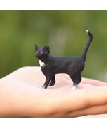 SCHLEICH Kitten Black Cat Farm Animal Figurine Toy Miniature for Dollhouse - $9.70