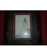 Art work - Nautical - Lighthouse autographed 8 x 10 - $858.55 MXN