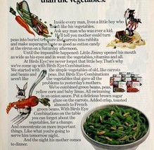 1972 Birds Eye Vegetable Advertisement Life XL Vintage Food Ephemera - £14.76 GBP