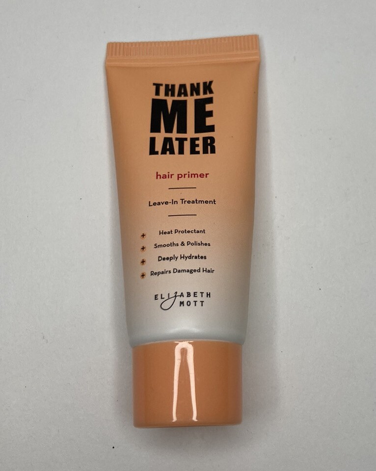 Thank Me Later Hair Primer Leave In Treatment by Elizabeth Mott, Travel Size
