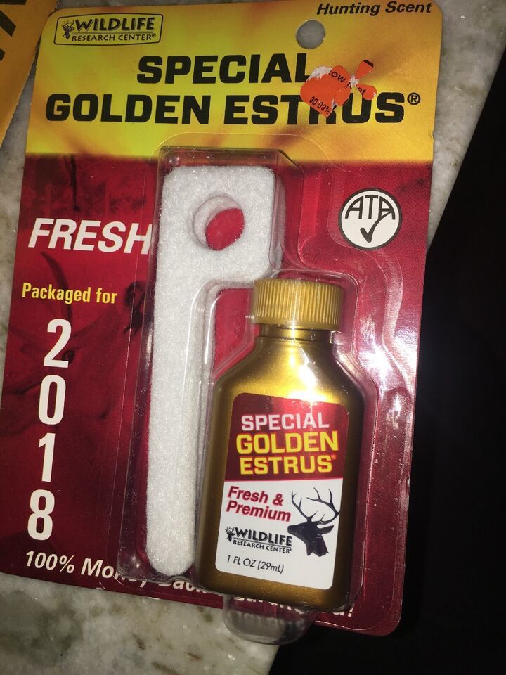 Wildlife Research Attractor Special Golden Estrus 1oz Bottle 2018-New-SH... - $12.75