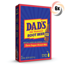 6x Packs Dad&#39;s Old Fashioned Root Beer Drink Mix Singles | 6 Sticks Each | .53oz - £13.86 GBP