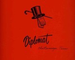 Diplomat Restaurant Menu Chattanooga Tennessee 1950&#39;s - £27.24 GBP