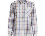 Time &amp; Tru Women&#39;s Long Sleeve Plaid Button Front Flannel Shirt Size 3XL... - $8.85
