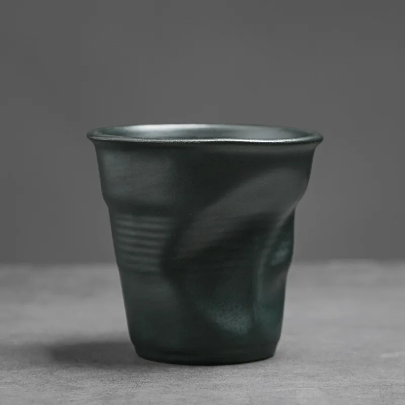 Mini 3/6oz 90/180ml Creative Irregular Coffee Cup Retro Capacity: 76-90m... - $3.58