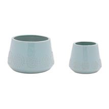 Ceramic Starburst Pattern Planter (Set of 2) - $56.64