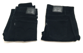 (Lot of 2) BLACK  Levis 710 Super Skinny Jeans Womens Size W27&quot; x L28&quot; PANTS EUC - £26.23 GBP
