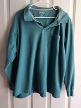 Duluth Trading Co Mens XL Green Long Sleeve Oversized Workwear - $8.48