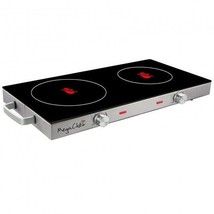 MegaChef MC-6200 IC Infrared Ceramic Double Electrical Cooktop - £66.00 GBP