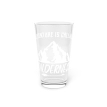 Personalized 16oz Pint Glass: Adventure is Calling Wilderness - £22.98 GBP