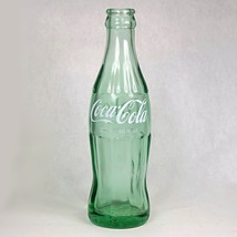 Coca-Cola Painted Logo Green Contour Bottle 6.5 oz Vintage 1968 Baton Ro... - £7.66 GBP