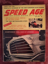 Rare SPEED AGE Motor Racing Magazine March 1959 Chrysler 300E Tony Bettenhausen - £12.94 GBP