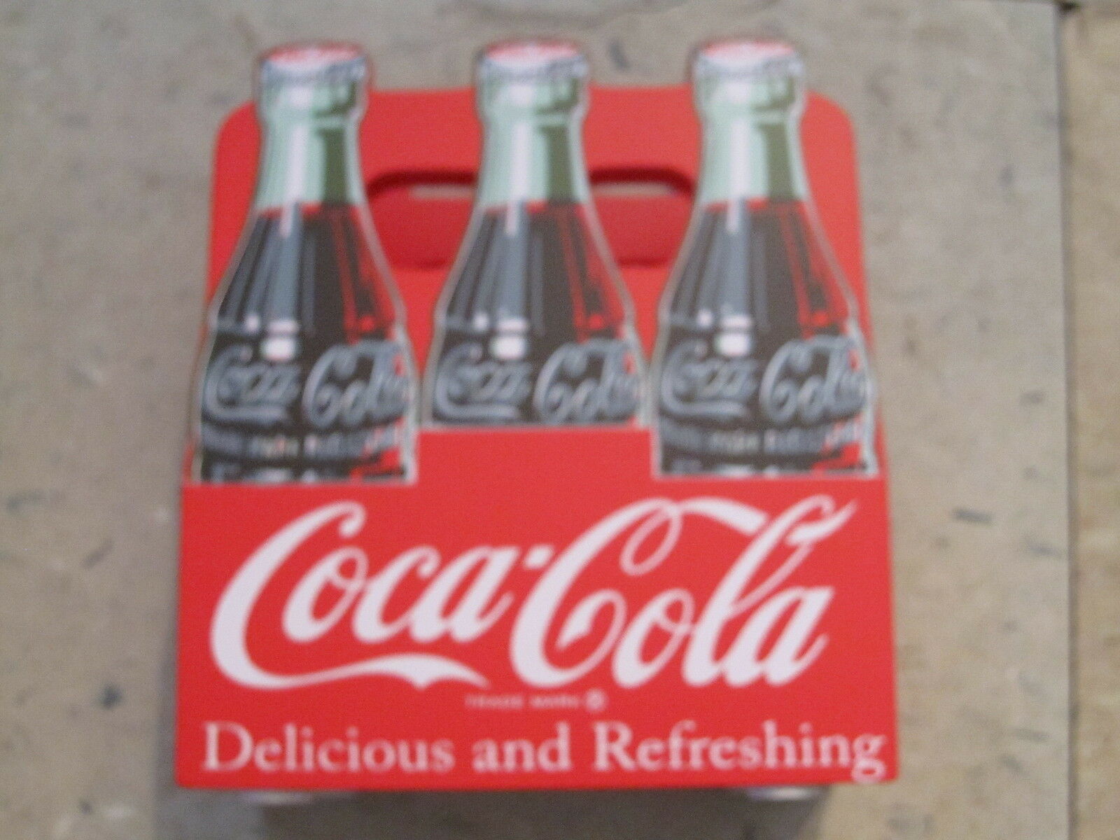 Coca-Cola Wood 6-Pack Napkin Holder  - New - $15.35