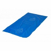 50x Hazardous Waste Only Bags Blue Opaque 46cm x 91cm (18&quot; x 36&quot;) 40mu T... - $38.86