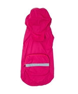 Hooded Packable Pink Waterproof Lined Raincoat &amp; Storage Pocket Sizes XS... - $24.99