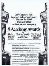 20th Century Fox 1970 Academy Awards ORIGINAL Vintage 9x12 Industry Ad   - £15.52 GBP