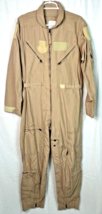 US MILITARY PILOTS FLYER&#39;S FLIGHT SUIT CWU 27/P DESER TAN (40-REGULAR) -... - $74.25