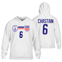 Brandi Chastain #6 USWNT Soccer FIFA Women&#39;s World Cup 2023 Hoodie - £44.06 GBP+