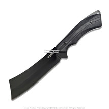 12” Mini Cleaver Tactical Hunting Knife G10 Handle Nylon Sheath Black Si... - $28.98