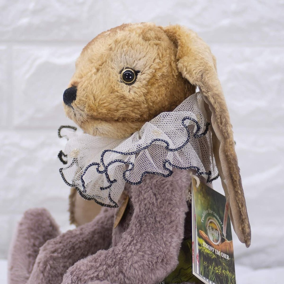 STEIFF  - Teddies for Tomorrow Lavender Rabbit 13" Limited Edition Plush by STEI Item image 4