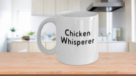 Chicken Whisperer Mug White Coffee Cup Funny Gift Crazy Chicken Lady Bird Farmer - £13.86 GBP+