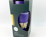 NEW Starbucks University of Washington Huskies Reusable 5 Cold Cups Stra... - $24.99
