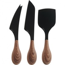 Trudeau 3pc Specialty Stainless Steel Non-Stick Cheese Knife Set - £11.56 GBP