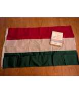 Hungary National Dura-Lite Nylon Flag 3 x 5 ft Brass Eyelet Dettra Box NEW - $71.16 CAD