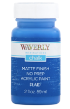 Waverly Inspirations 60891E Chalk Paint, Matte, Ocean Blue, 2 Fl. Oz. - £3.14 GBP