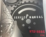 2002 Honda VTX1800C VTX Service Workshop Repair OEM Manual-
show origina... - $23.94