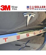 Tesla Model S / Model X Tailgate Trunk Badge Letters 3M Decal Sticker 2p... - £9.55 GBP