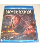 SKYSCRAPER  Dwayne Johnson BLU RAY + DVD + DIGITAL BRAND NEW &amp; SEALED - £4.75 GBP