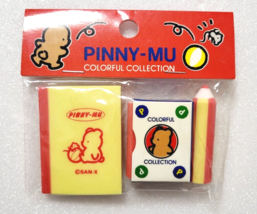 PINNY-MU Borrador Colorfull Cillection SAN-X 1994 Antiguo Pinny Mu - £20.30 GBP
