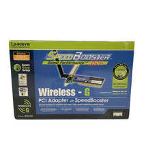 Linksys Wireless G PCI Adapter with SpeedBooster WMP54GS - $14.90