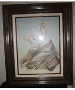 1981 Doug Lindstrand MOUNTAIN SHEEP Lithoraph Signed Alaska SketL Edition - $223.76 CAD