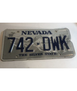 Vintage Nevada License Plate, The Silver State, Used, 742 DWK - $11.74 CAD