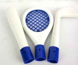 Nintendo Wii Sports Nerf Accessories Kit Lot Golf Tennis Baseball NO Adapter - £7.92 GBP