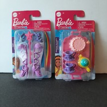 Barbie Dreamtopia Princess Tea Party + Fairy Fashion Accessories Packs Mattel - £7.06 GBP