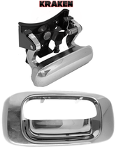 Tailgate Handle For Chevy Silverado GMC Sierra Truck 2002 With Bezel Chrome - $55.12
