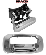 Tailgate Handle For Chevy Silverado GMC Sierra Truck 2002 With Bezel Chrome - £43.35 GBP