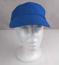 Vintage Solid Blue Adjustable Unisex Visor - $11.63