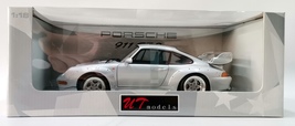 Diecast Car 1/18 scale UT Models &quot;Porsche 911 GT2 Street&quot; 1997 Silver 18... - $169.00
