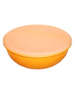 Vintage #274 Tupperware Fix And Mix 12” Diameter  26 Cups Gold W/ Lid - $362.91 MXN