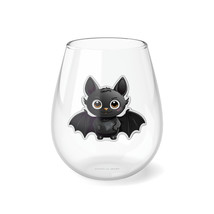 Custom Engraved Stemless Wine Glass 11.75oz - Personalized Glass with Cartoon Ba - £18.77 GBP