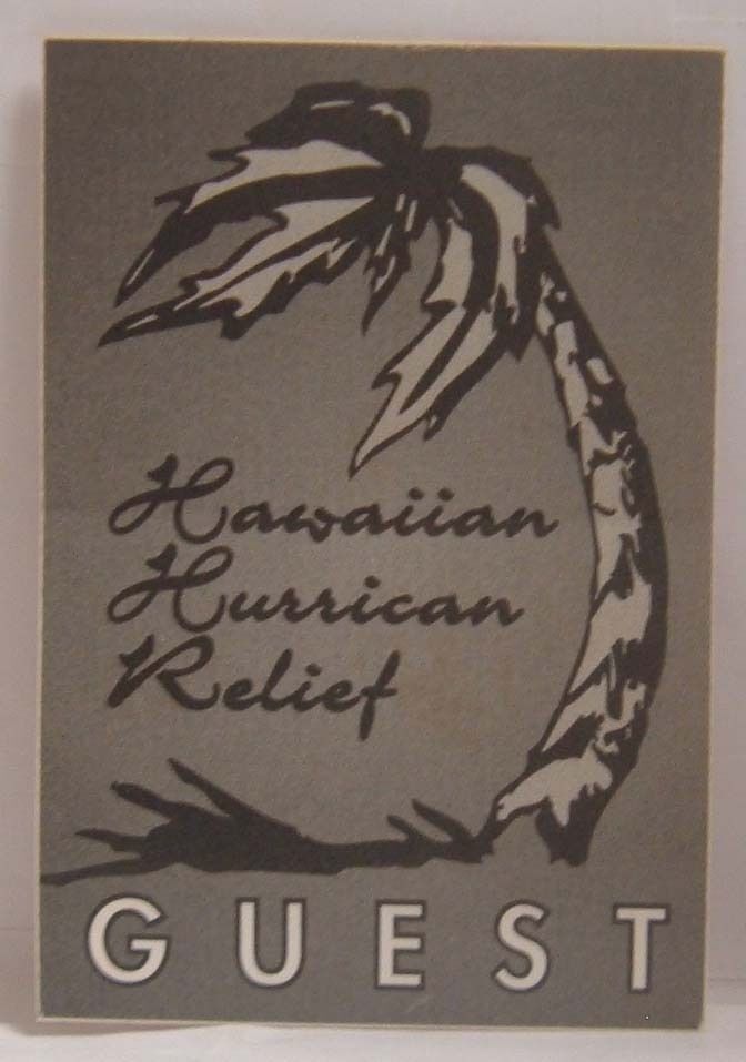 JIMMY BUFFETT / CSN / DAVEY JONES - ORIGINAL CONCERT TOUR CLOTH BACKSTAG... - $10.00