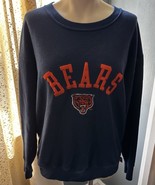 Vintage 80s Logo 7 NFL Chicago Bears Embroidered Crewneck Sweatshirt Sz ... - $49.37 CAD