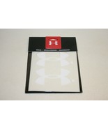 Under Armour Logo White Car Locker Football Helmet Decal 4&quot; Wide - Pack NEW - $8.41